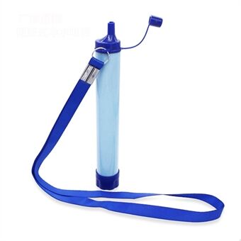 K8612 BPA Free Outdoor Survival Mini Water Purifier Camping Vandring Portable Water Straw Filter (FDA-certifierat)