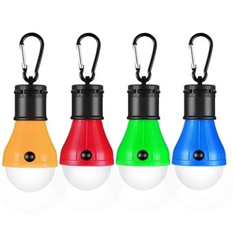 LED-camping nödlampa 3 ljuslägen Hängande tältljus Batteridriven glödlampa med clipskrok Camping, vandring, orkan, stormar