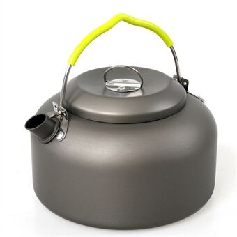 HALIN Outdoor 1,4L utomhuscampingvattenkokare i aluminium tekokare med handtag Kompakt lätt kaffekanna för BBQ vandring