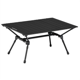 BLACKDOG BD-ZZ003 Bärbart campingbord Fällbart skrivbord i aluminium lätt att bära för Outdoor BBQ Strandvandring