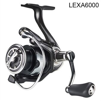 DEUKIO LEXA6000 Metall Kraftfull Fiske Rulle Saltvattenslät Spinnande Rulle med 3+1BB Lager