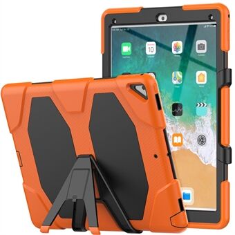 För iPad Pro 12,9 tum (2015) / (2017) fodral PC + silikonplatta Kickstand-överdrag med PET-skärmskydd