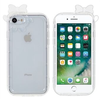 För iPhone 7/8  / SE (2020) / (2022) Monster Lens Frame Series Straight Edge TPU telefonfodral Dropsäkert bakstycke