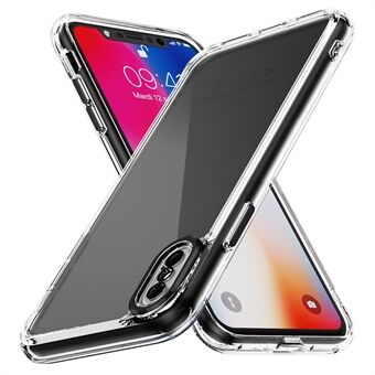 YSM Tydligt skal för iPhone X / XS med Airbag Drop Protection skydd för telefonen.