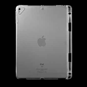 Transparent - Genomskinligt TPU Universal Tablet Protector Cover med pennfack för iPad  (2017) /  (2018) / Air 2 / Pro  (2016)