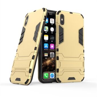 Hybridfodral av plast + TPU med stöd för iPhone XS Max 