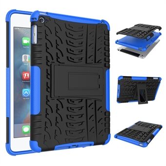 För iPad mini (2019) / mini 4 Halksäker däckprofil Kickstand Plast + TPU Hybridfodral