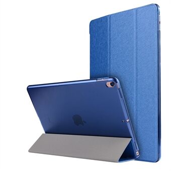 For iPad Air 10.5 (2019) / Pro (2017) Tri-Fold Stand Smart Leather Case Silk Texture