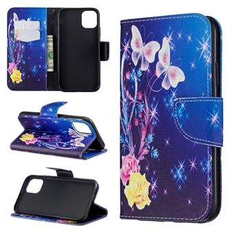 Pattern Printing Cross Texture Wallet Stand Flip Leather Case for iPhone 11  (2019)