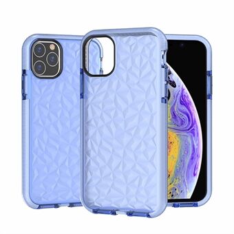 Rhombus Series 3D Diamond Grain TPU + PC Hybrid Case for iPhone 11  (2019)