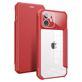 For iPhone 11  PU Leather Stand Card Slot Business Case TPU+PC Magnetic Absorption Full Protective Phone Cover