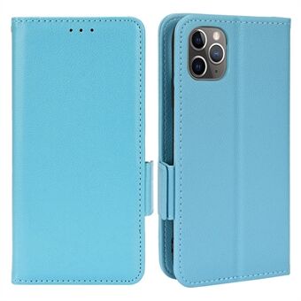 Plånboksdesign Magnetlås Litchi Texture Inre TPU + PU Stand Mobiltelefonskal för iPhone 11 Pro 