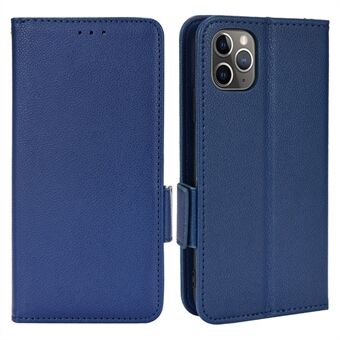 Plånboksdesign Magnetlås Litchi Texture Inre TPU + PU Stand Mobiltelefonskal för iPhone 11 Pro 