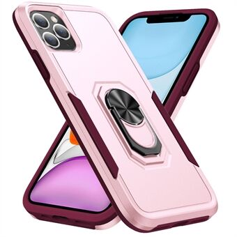 For iPhone 11 Pro Max  Defender Series Ring Kickstand Phone Cover Anti-drop PC + TPU Case