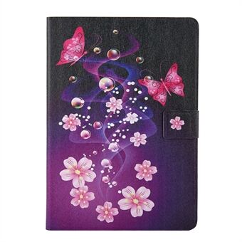 Pattern Printing Card Slots Tablet Leather Case for iPad (2021)/(2020)/(2019)/iPad Air  (2019)/iPad Pro  (2017)