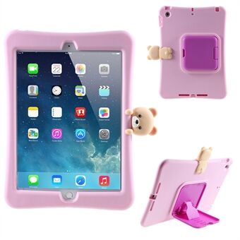 PEPKOO Detachable 3D Doll Decor Silicone Tablet Cover Case for iPad (2020)/(2019)