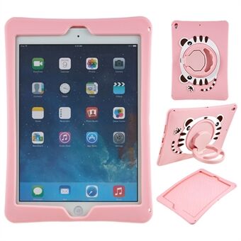 För iPad 10.2 (2021) / (2019) / (2020) / iPad Air 10.5 tum (2019) / Pro 10.5-tum (2017) Tablettfodral Rotary Kickstand PC+Silicon Cover