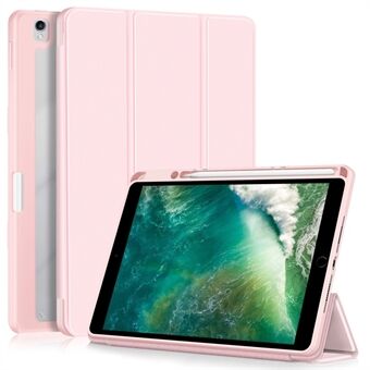 Fodral för iPad 10.2 (2019) / (2020) / (2021) / iPad Pro 10.5-tum (2017) / Air 10.5 tum (2019) med tre veckstand läderfodral.