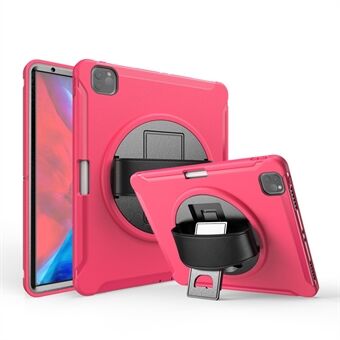 360 ° vridbart Kickstand PC + TPU Tablet Case med pennfack och handrem för iPad Pro  (2020) / (2018)