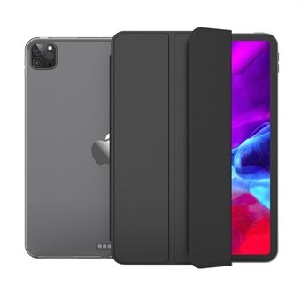 Tri-fold Stand Smart Wake / Sleep TPU tablettfodral i läder för iPad Pro  (2020)