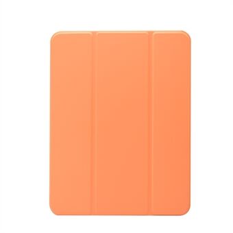 Skin Feeling Tri-fold Stand Leather TPU Tablet Case with Pen Slot for iPad Pro (2020)/(2018)