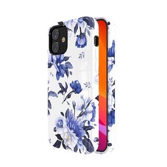 KINGXBAR mönsterutskrift PC + TPU telefonfodral för iPhone 12 mini 