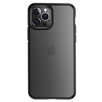 X-LEVEL Clear Matte Series for iPhone 12/12 Pro  Phone Case Soft TPU Bayer Hard PC Anti-Fingerprint Back Cover