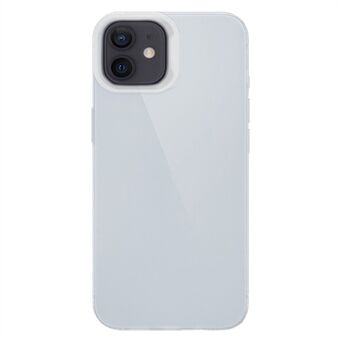 KALEBOL KLB-TPU008 För iPhone 12 6,1 tum Skal Transparent Matt TPU Stöttåligt Mobilskal