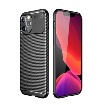 Drop Resistant Carbon Fiber Texture TPU Phone Shell för iPhone 12 Pro Max 