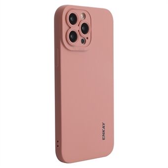 ENKAY HAT PRINCE For iPhone 12 Pro Max  Liquid Silicone Case Precise Cutout Camera Lens Protection Phone Back Cover