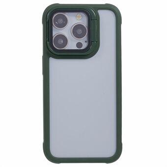 För iPhone 12 Pro Max-fodral TPU+PC-telefonhölje med linsramfäste