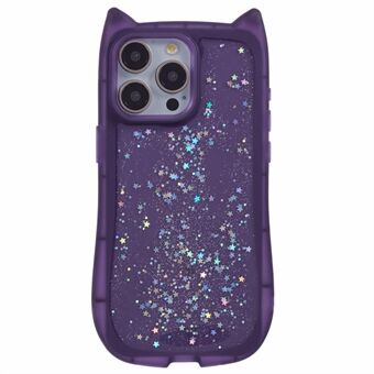 JTW Serie för iPhone 12 Pro Max-skal Epoxy Glitter Paljetter TPU Telefonöverdrag