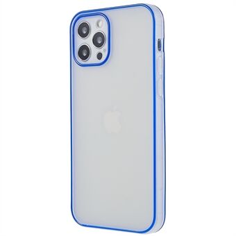 För iPhone 12 Pro Max 6,7 tum Matt Anti-fall TPU telefonfodral med självlysande Noctilucent Ram Anti-fingeravtryck skyddande telefonfodral