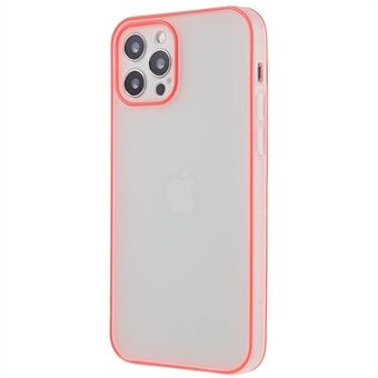 För iPhone 12 Pro Max 6,7 tum Matt Anti-fall TPU-telefonfodral med självlysande Noctilucent Ram Anti-fingeravtryck skyddande telefonfodral