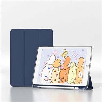 Tri-fold Stand Design PU läderfodral för iPad (2019) / (2020)