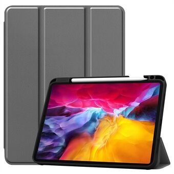 Tri-fold Stand Leather Tablet Cover Smart Case Shell med pennfack för iPad Pro  (2021)