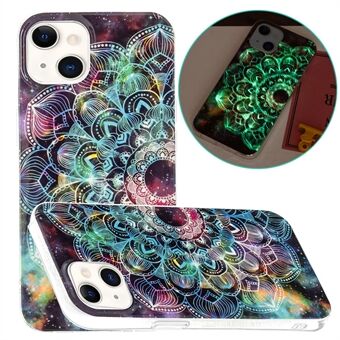 Ljusande mjuk TPU Glow in The Dark Slim Cover Shockproof Skyddstelefonfodral för Apple iPhone 13 