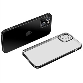 SULADA Natural Color Series Drop-proof galvanisering TPU-fodral Bakskal för iPhone 13 