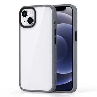 Genomskinlig hård PC + TPU-ram Hybrid telefonfodral Skyddsskal för iPhone 13 