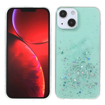 Sparkle Starry Sky Thin Light Epoxy Anti Scratch Mjuk TPU telefonfodral Protector för iPhone 13 