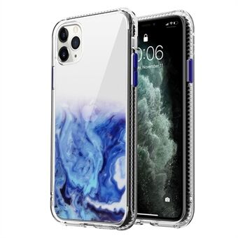 TPU + Akryl Combo Mobiltelefon Skal Marmormönster Skyddande bakfodral för iPhone 13 