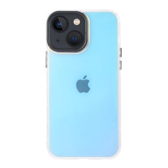 Färg Splitsning Ljus Variabel Akryl Bakpanel + TPU-ram 3M Drop-beständigt telefonskydd Skyddsskal för iPhone 13 