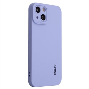 ENKAY HAT PRINCE For iPhone 13  Anti-drop Liquid Silicone Case Precise Cutout Camera Protection Soft Phone Cover