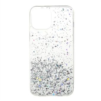 Sparkle Starry Sky Epoxy Anti Scratch Mjuk TPU telefonfodral Protector för iPhone 13 Pro 6,1 tum