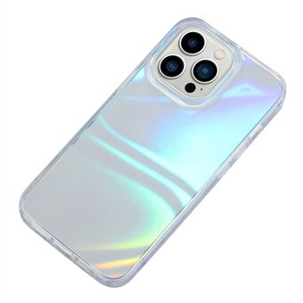 Minimal Series For iPhone 13 Pro  Back Cover, Gradient Color IMD Laser Effect Shockproof TPU + PC Hybrid Phone Case