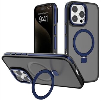 C1-serien för iPhone 13 Pro-fodral, roterbart magnetiskt kickstand, hudvänligt TPU+PC smartphone-skal