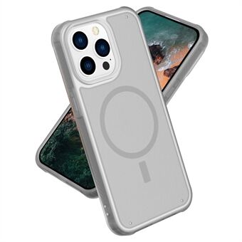 GW20 För iPhone 13 Pro Magnetiskt Skal TPU+PC Anti-Fingeravtryck Halkfritt Telefonskal