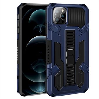 Pioneer Warrior Series Kickställ Kickställ Mjuk TPU Bumper Hård PC Stötsäkert skyddsfodral för iPhone 13 mini 