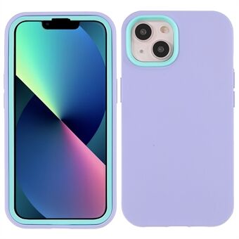 Anti-fingeravtryck TPU + PC Hybrid telefonfodral Gummibelagt skyddande skal för iPhone 13 mini 