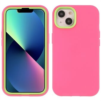 Anti-fingeravtryck TPU + PC Hybrid telefonfodral Gummibelagt skyddande skal för iPhone 13 mini 